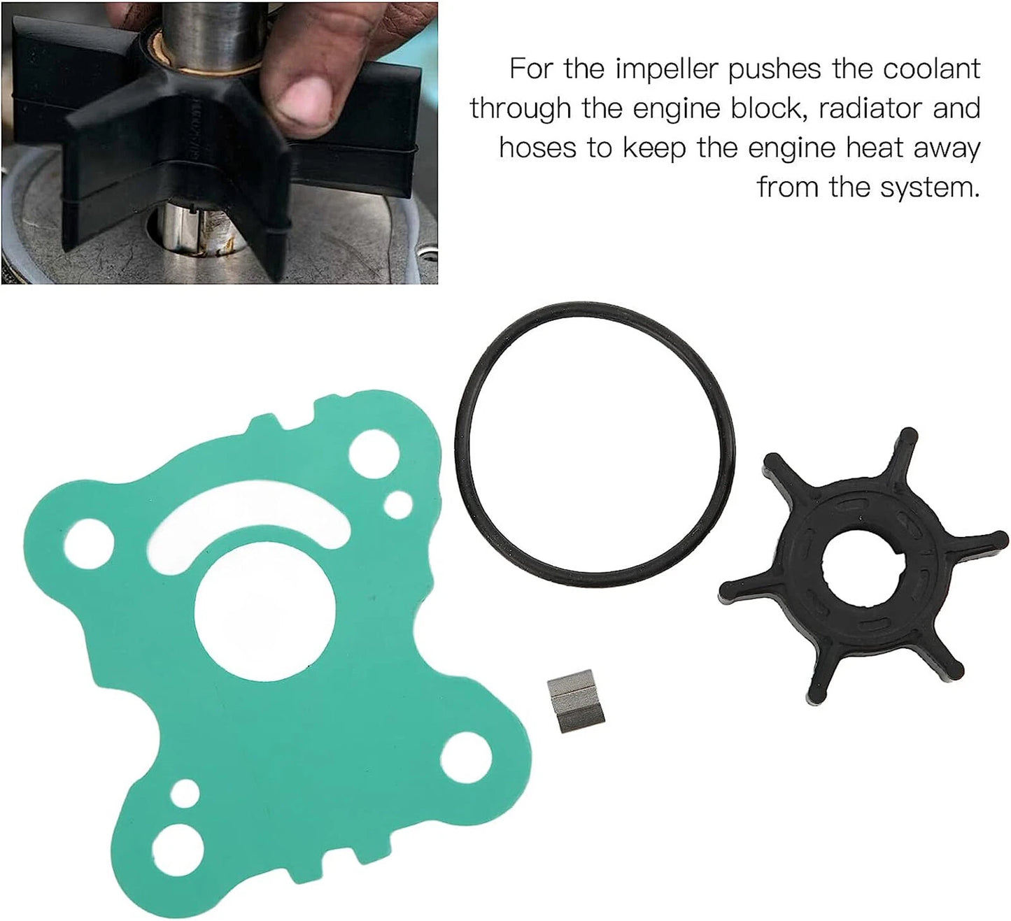Water Pump Impeller Service Kit for Honda BF15D BF20D