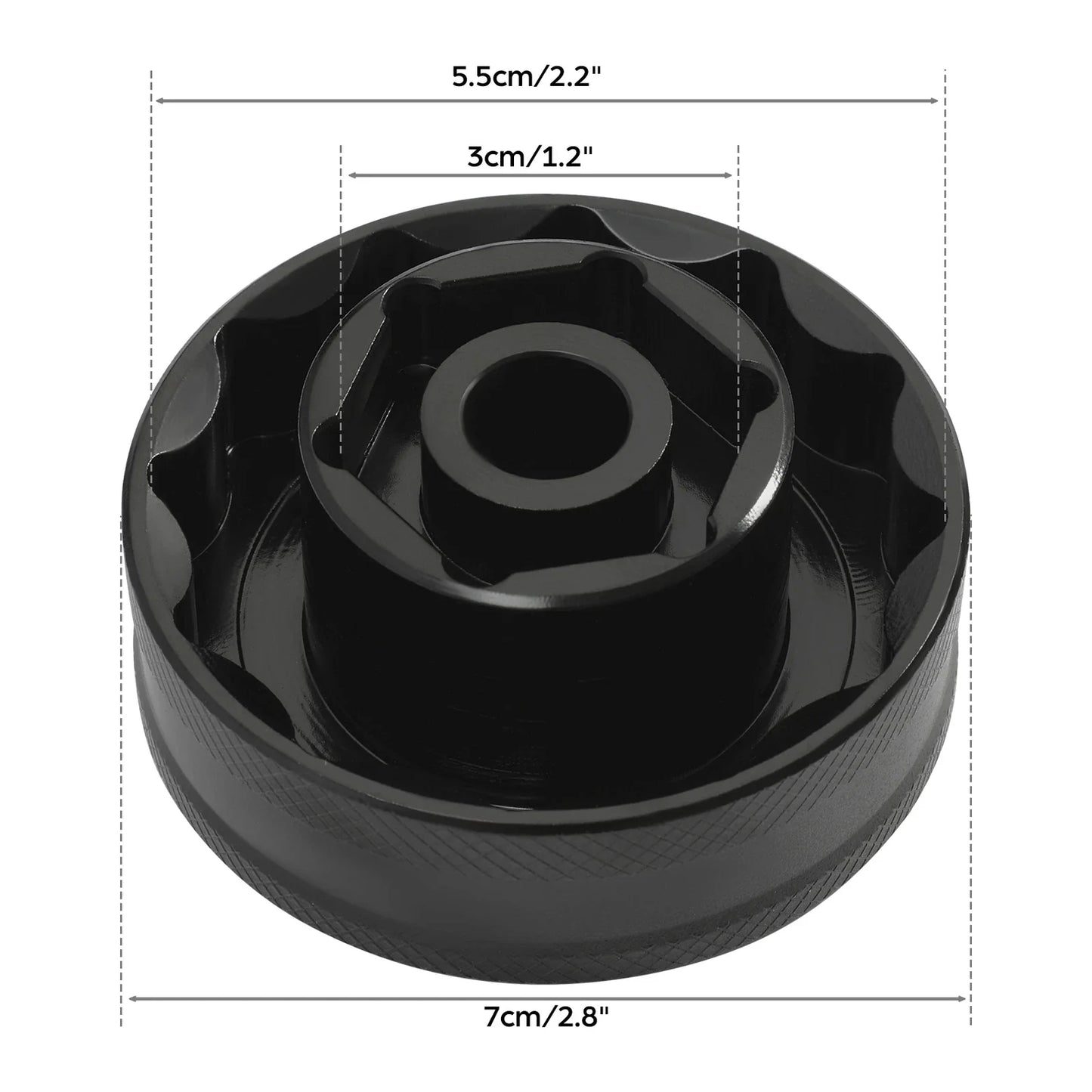 55mm+30mm Front/Rear Wheel Nut Socket Tool for Ducati Street Fighter 1098