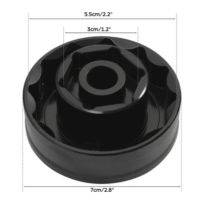 55mm+30mm Front/Rear Wheel Nut Socket Tool for Ducati Street Fighter 1098
