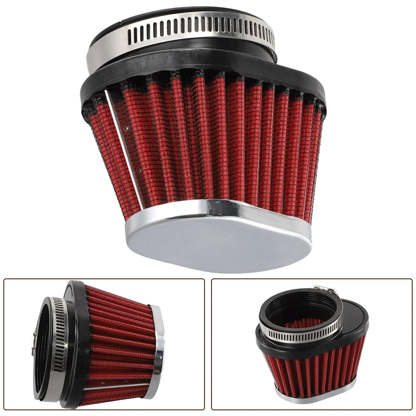 Air Filter 60mm - Double Layer Stainless Steel for Engine
