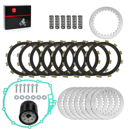 Clutch Steel Friction Plates Gasket Kit for Yamaha YZF-R6 (2003–2005) YZF-R6S (2006–2009)