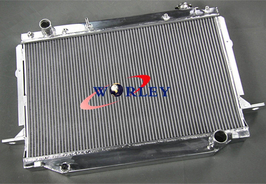 Aluminum Radiator & 2 Fans for Land Cruiser FJ80 FJ80R FZJ80 4.5L (1991-1998)