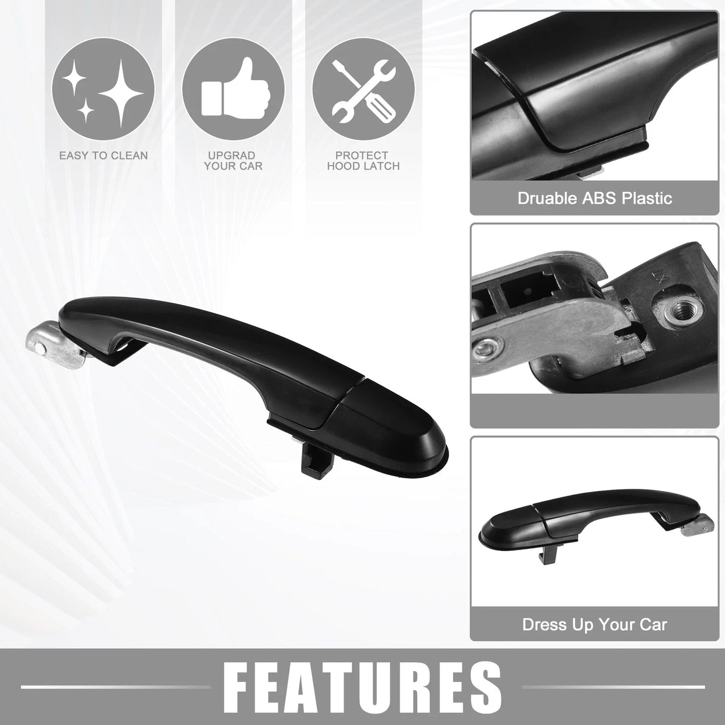 Rear Right Exterior Door Handle for Hyundai Tucson GL GLS LX 2005-2010