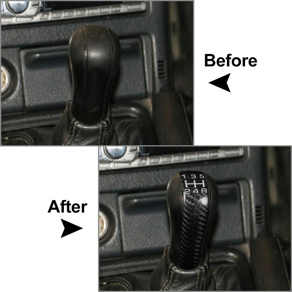 Carbon Fiber Gear Shift Knob Cover for Nissan GTR R32 R33 R34 (1989-2002)