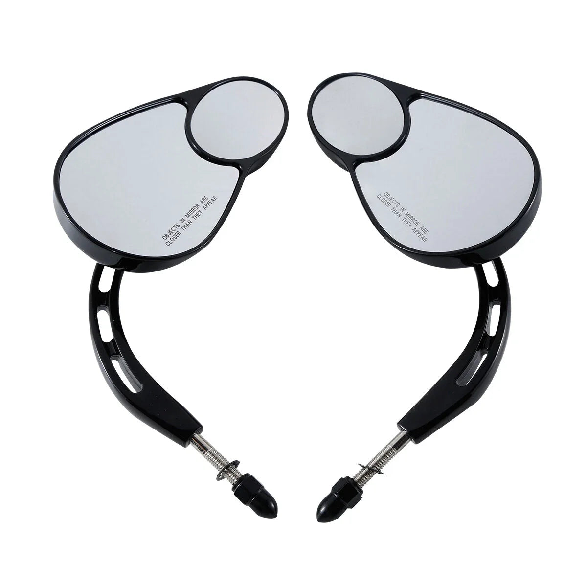 8mm Rear View Mirrors for Harley Touring Road King Tri Glide Ultra