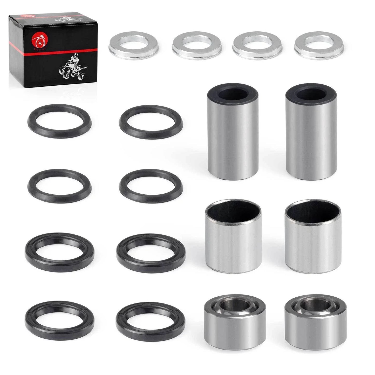 2 x Front Shock Bushing Seal Kit for Honda Sportrax 400 TRX400EX (1999–2004)