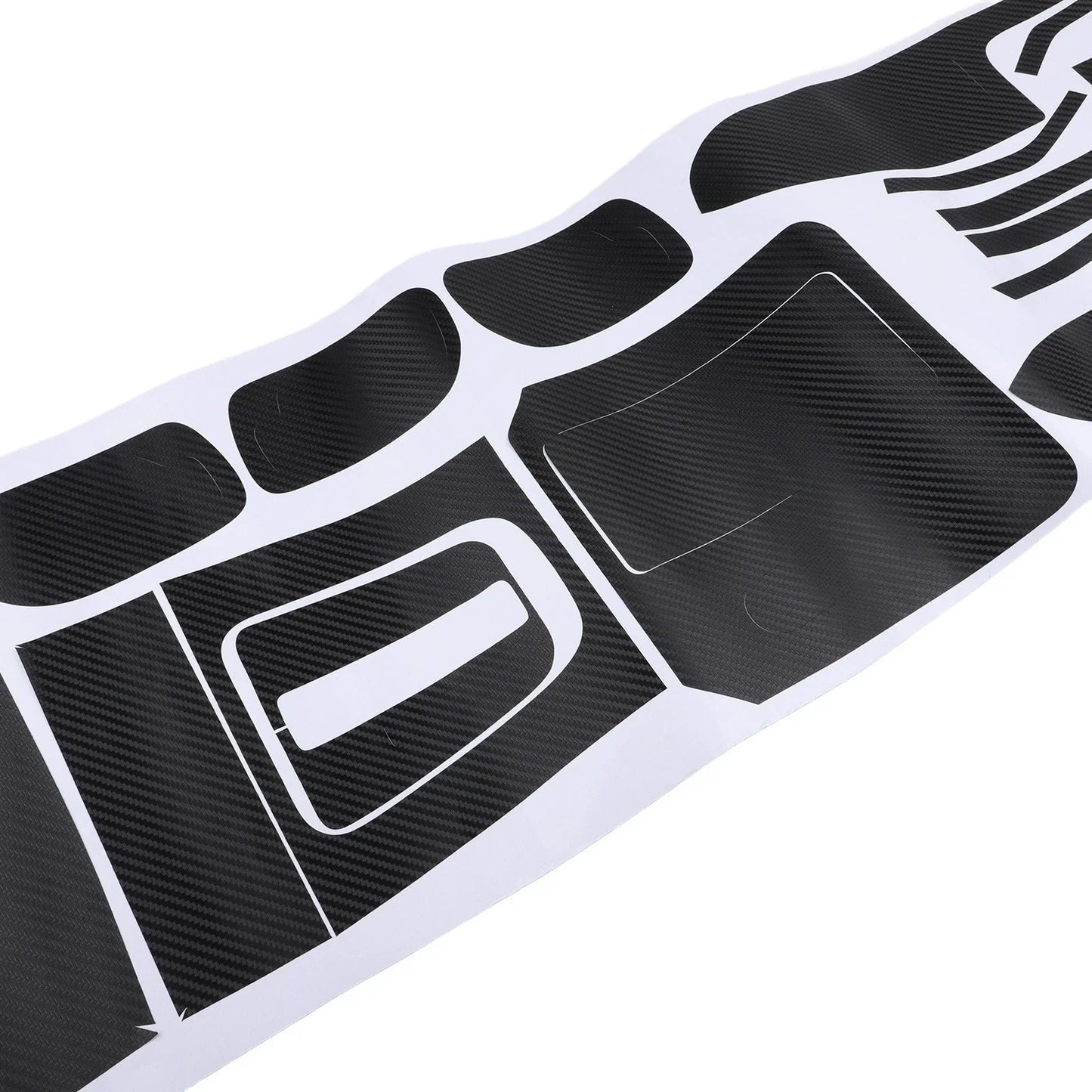 Interior Sticker Carbon Fiber Center Console Decals for Vehicle