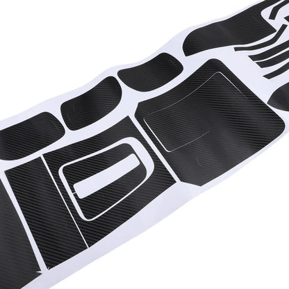 Interior Sticker Carbon Fiber Center Console Decals for Vehicle