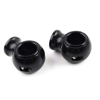 32mm 1.25" Fat Handlebar Risers Clamp Black for Harley Touring