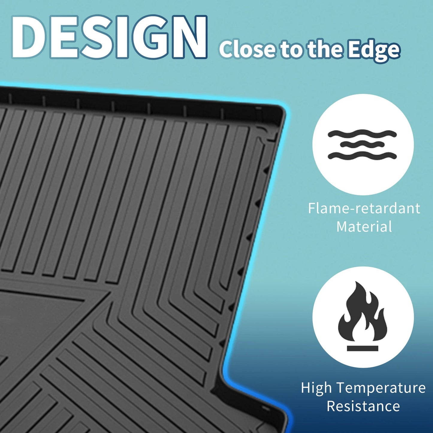 Cargo Liner Rear Trunk Mat for Mercedes-Benz GLC Coupe (2017–2023) TPE