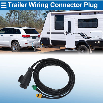 Universal 12V Trailer Plug Wiring Harness Connector for RV Truck