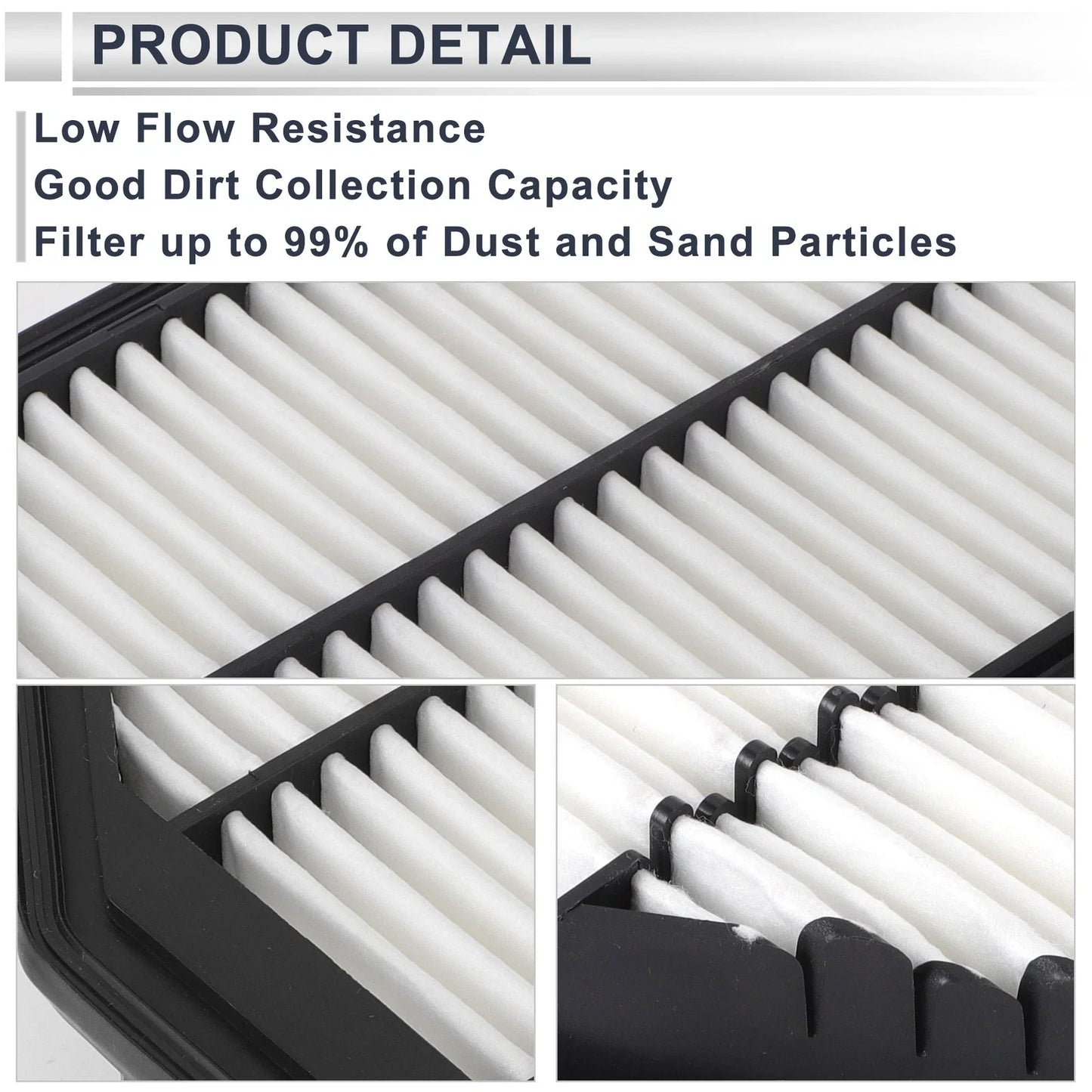 Engine Cabin Air Filter Combo Set for Hyundai Elantra (2014-2016)