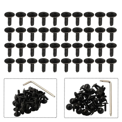 Quality Clip Clamp Vehicle 40 Pcs Black Liner Screw