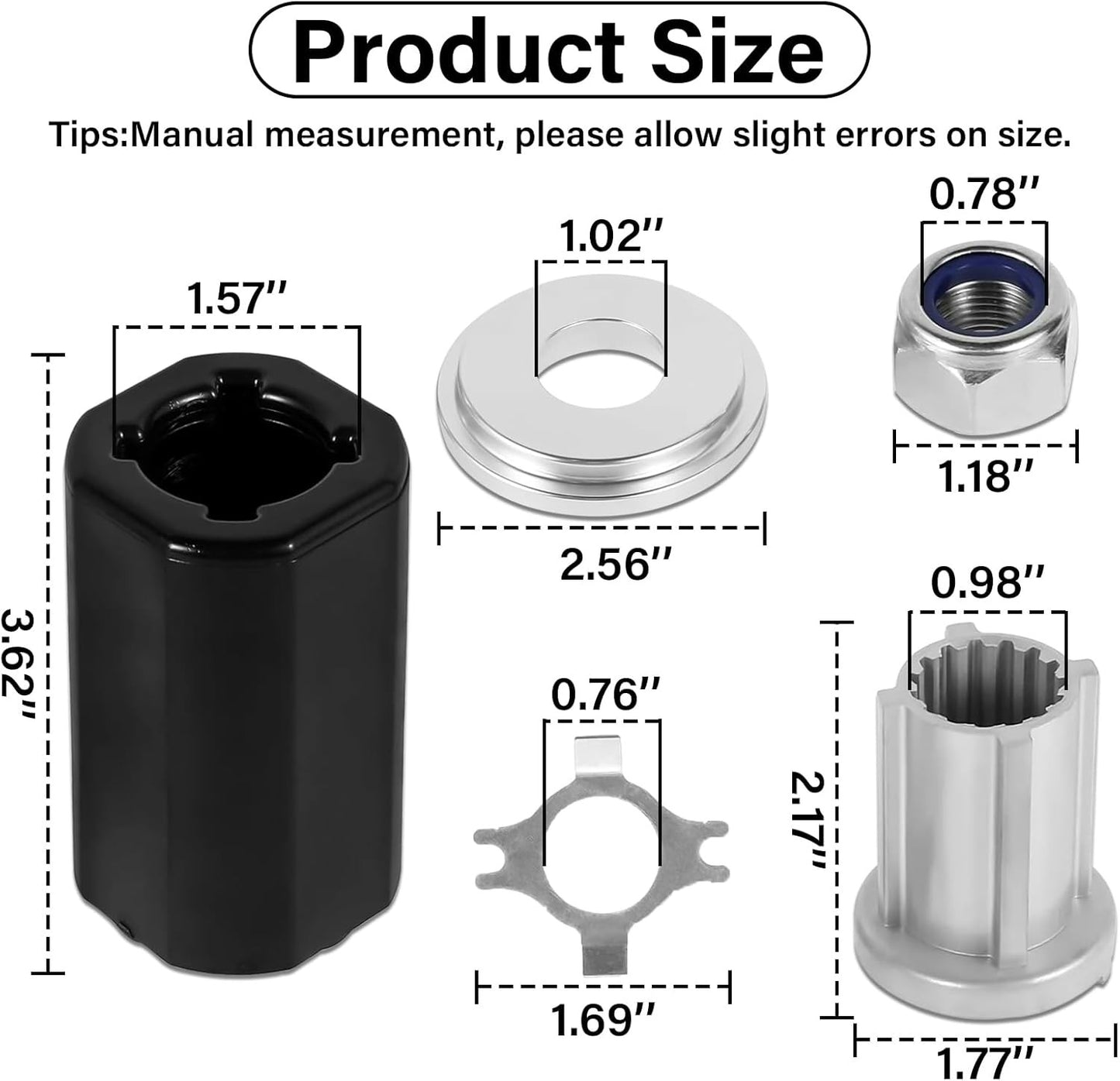 Heavy Duty Hub Kit for Yamaha Suzuki Honda Force Johnson