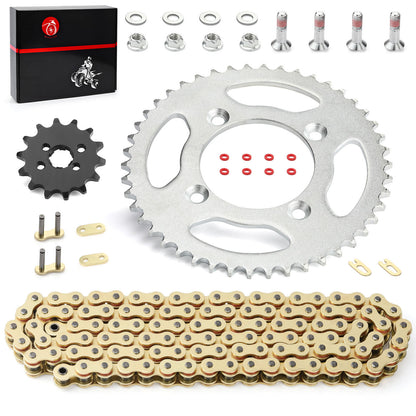 Sprocket Chain Set for Honda XR80R CRF80F (2000–2009) 14/46 Tooth 420 X-Ring