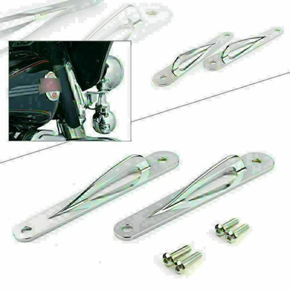 Chrome Tie-Down Brackets for Harley Touring Ultra Limited (2014-2023)
