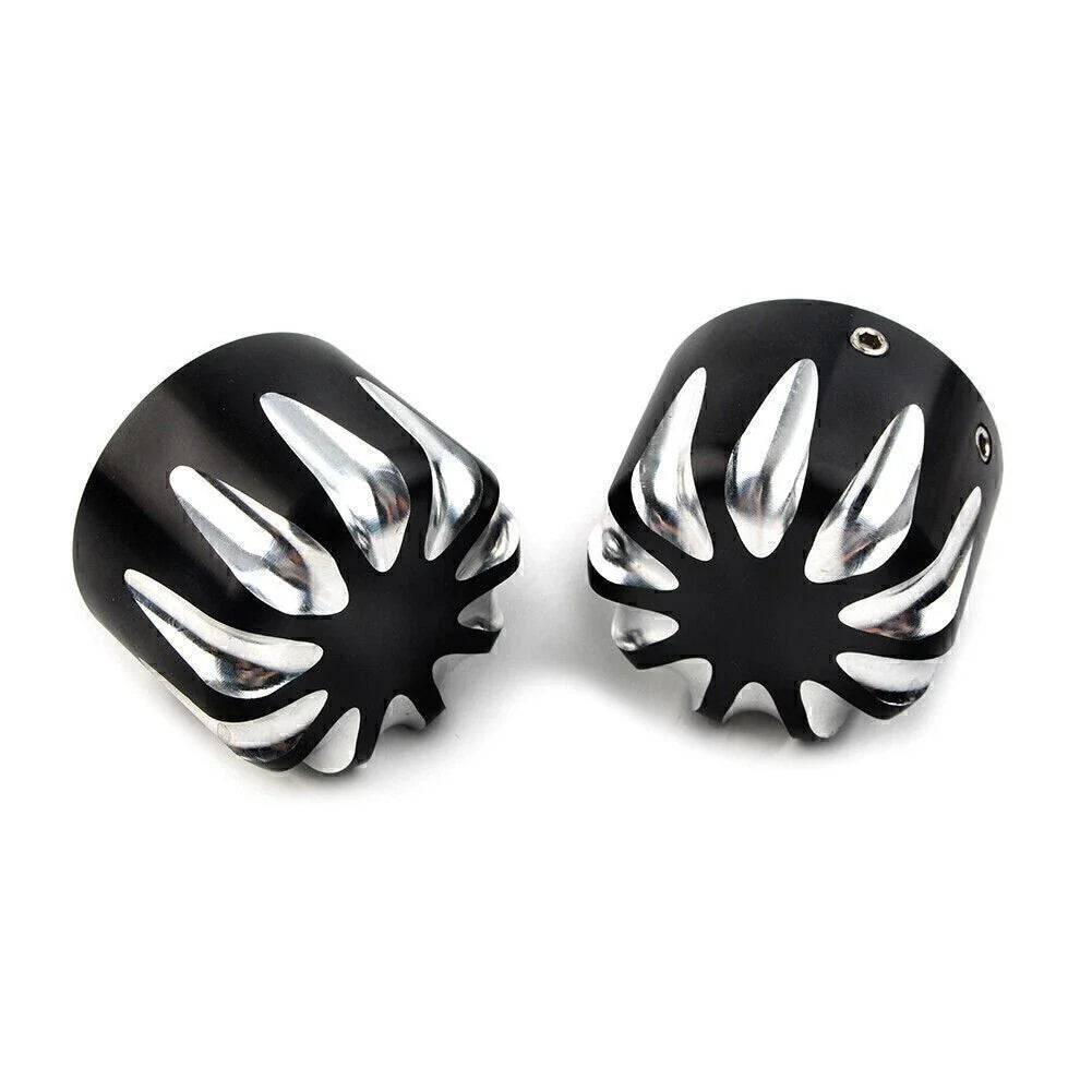 CNC Cut Front Axle Cap Nut Cover for Harley Electra Glide & Sportster (All)