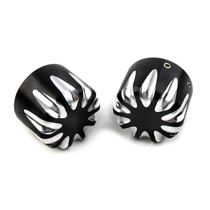 CNC Cut Front Axle Cap Nut Cover for Harley Electra Glide & Sportster (All)
