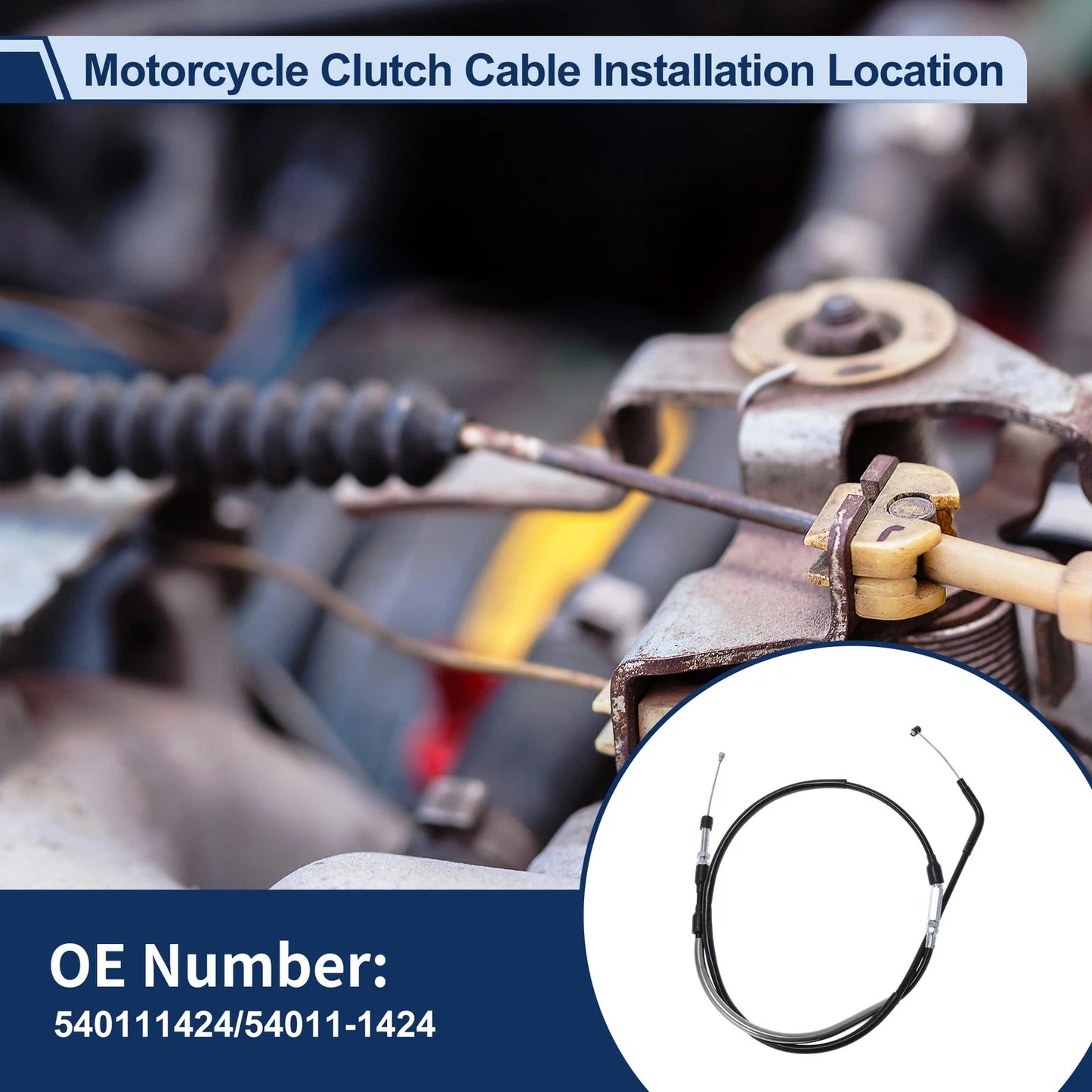 Clutch Cable for Kawasaki 1000 Z (No. 540111424)