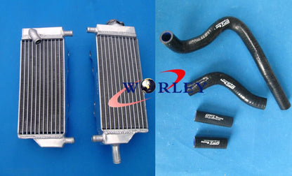 Aluminum Radiator with Blue Hoses for Honda CR250 CR250R (1992–1996)
