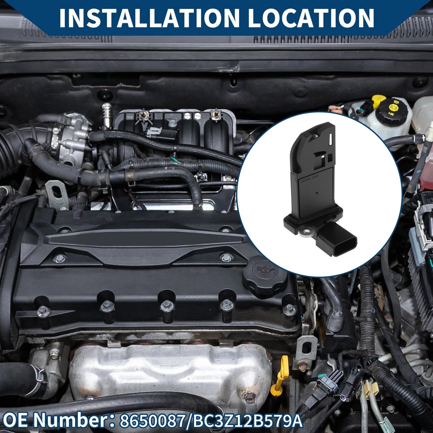 Mass Air Flow Sensor Meter No. 8650087 for Ford F-250/F-350 Super Duty (2011–2023)