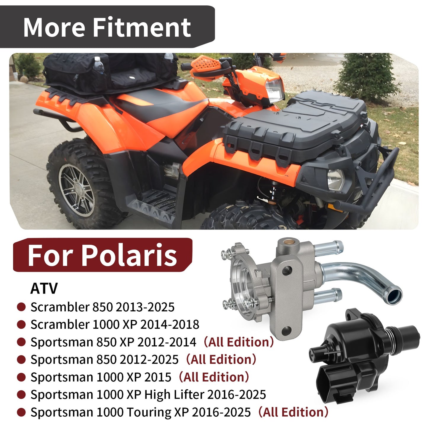 Idle Air Control Valve Kit for Polaris Scrambler Sportsman 850 XP 1000 (2014–2023)