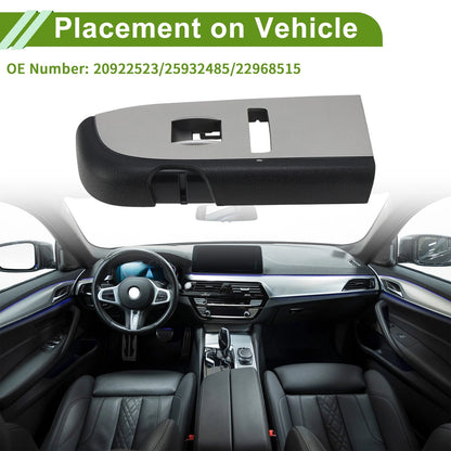 Front Right Side Window Switch Bezel Cover for Chevy Silverado 1500 (No. 20922523)
