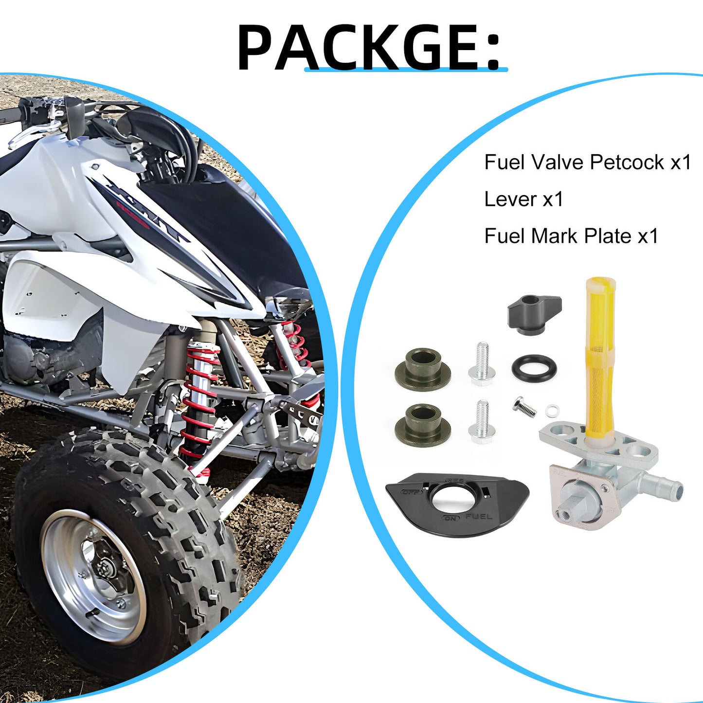 Fuel Valve Petcock for Honda TRX450R (2004–2007)