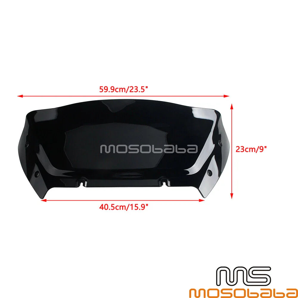 9" Front Windshield Wind Deflector for Harley FLTRXSE FLTRX FLTRXSTSE (2023-2024)