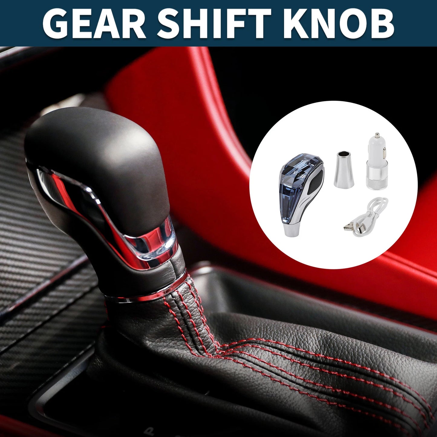 Set of 1 Automatic Gear Shifter Knob for Toyota 4Runner (2010–2023) LED