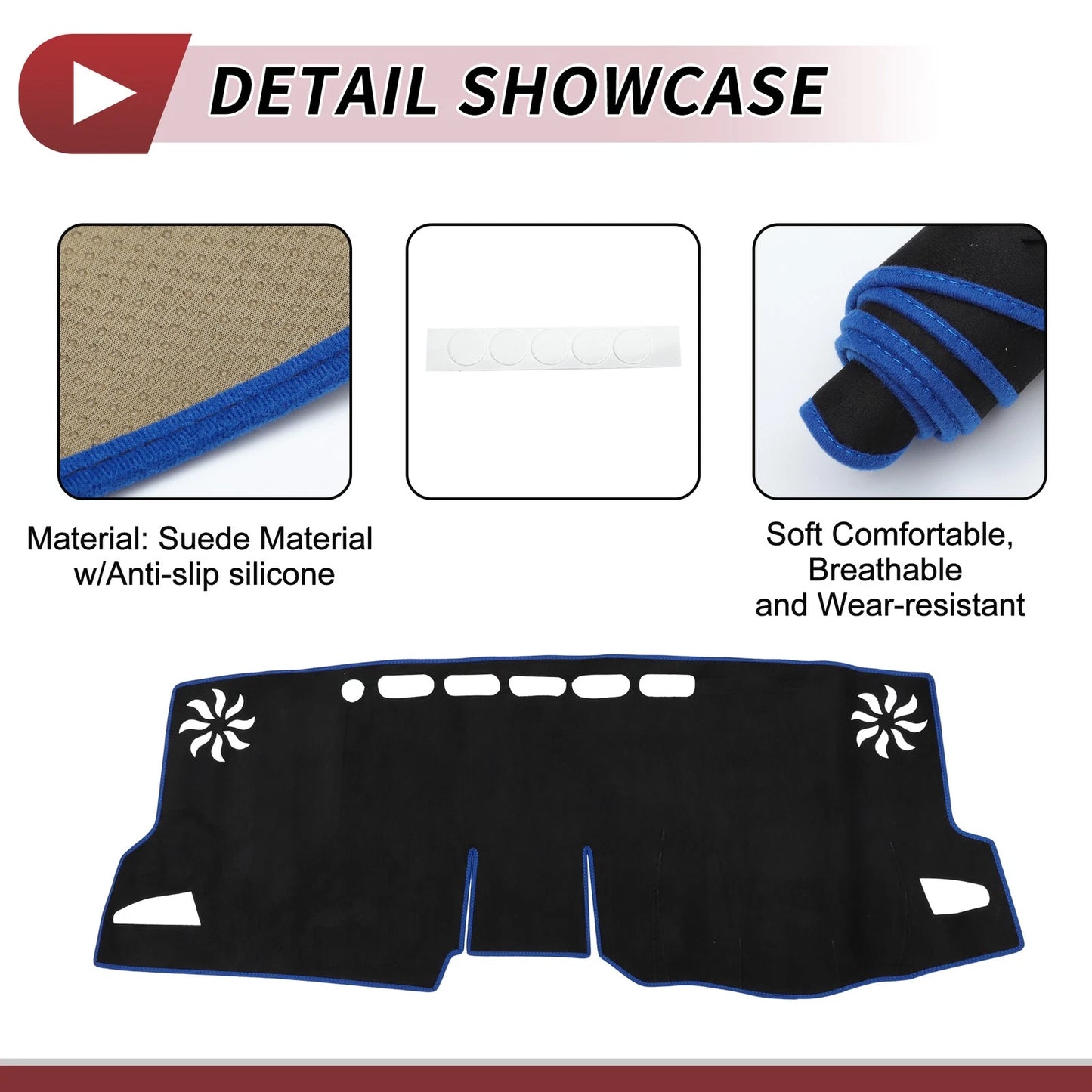 Dashboard Dash Cover Mat for Toyota Corolla, Toyota Cross 10 Series