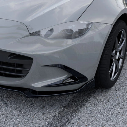 Front Bumper Side Vent Fin C Canards Splitter for Mazda MX-5 Miata (2016–2024)