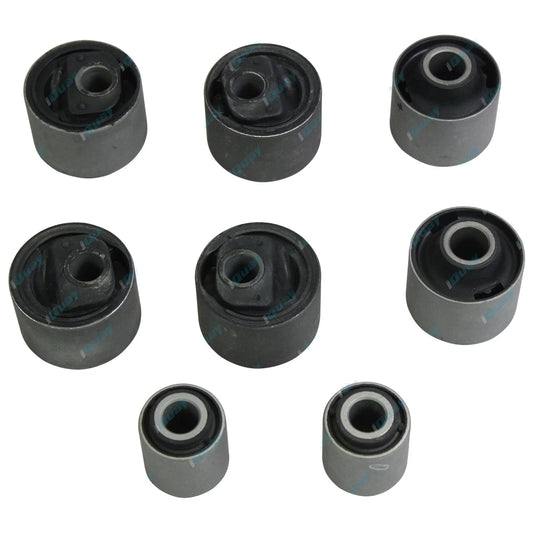 8pce Front Suspension Offset Castor Radius Arm Rubber Bush Kit for Landcruiser