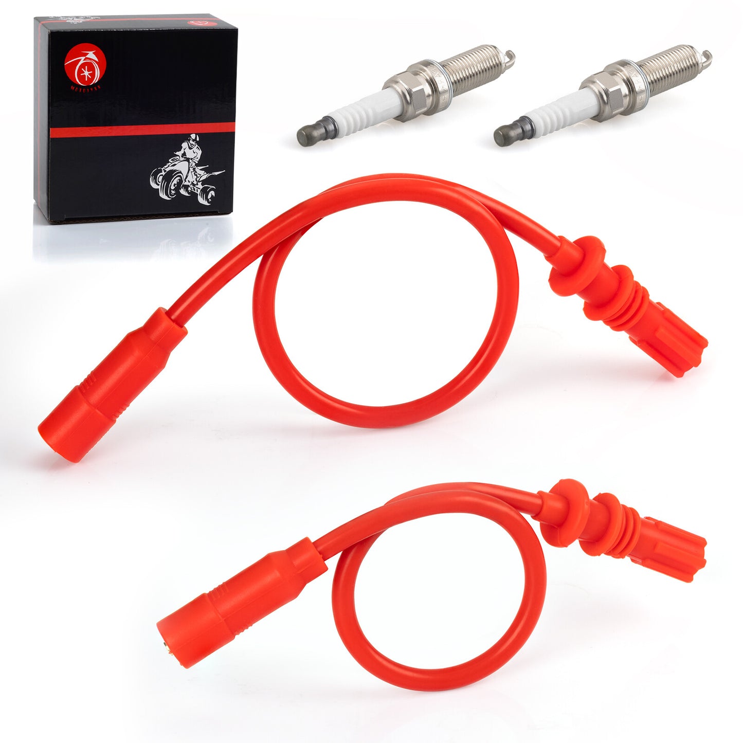 Spark Plug & Cap & Wire Set for Polaris Sportsman 850 SP (2009)