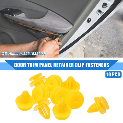 10 x Door Trim Panel Retainer Clips for Chevrolet Aveo (2004-2011)