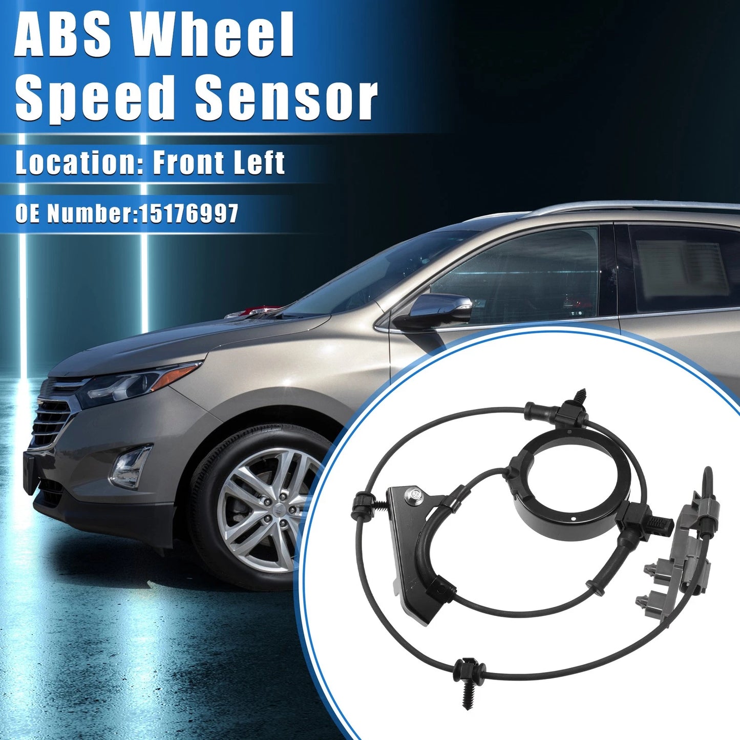 ABS Wheel Speed Sensor for Chevrolet Colorado (2015–2022) No. 15176997