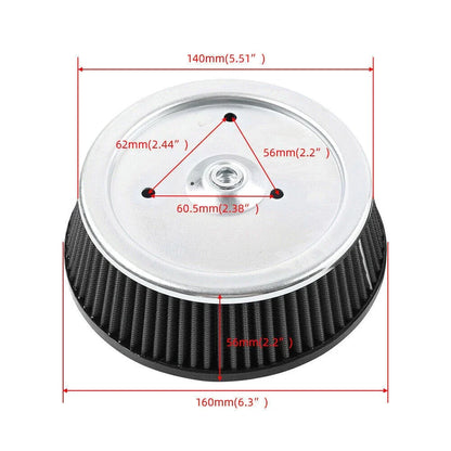 Air Cleaner Filter for Harley Touring 1999-2007, Softail 2000-2015, XL883 1200