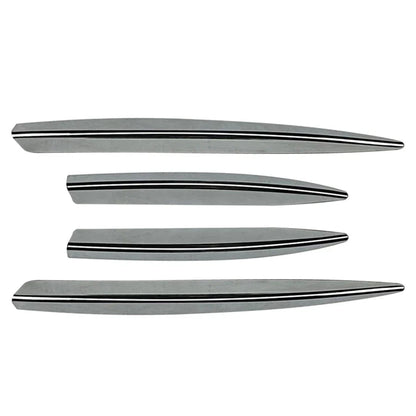 Fog Light Strips Grille Cover Trim Chrome for Mercedes Benz A Class (2023)