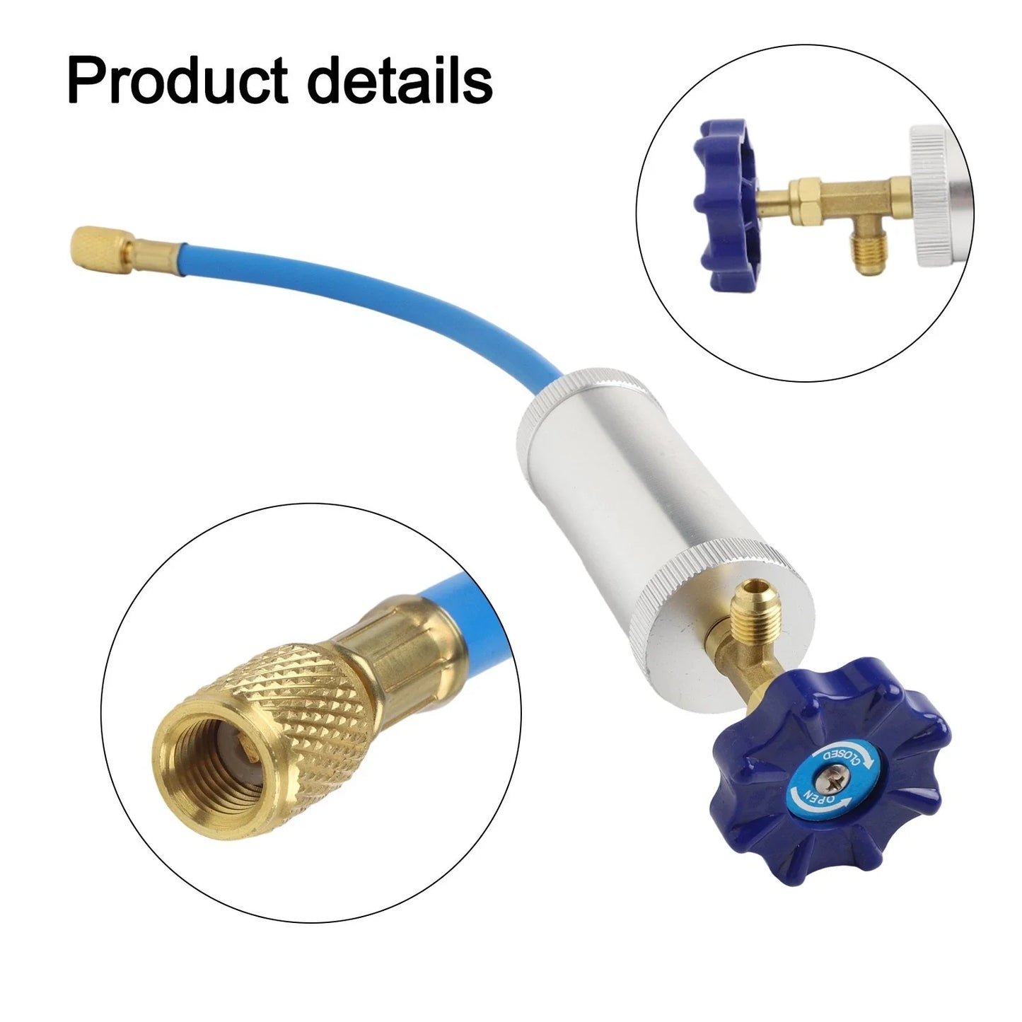 Oil Injection Tool / 2oz / High Pressure for R134A/R12 AC Systems