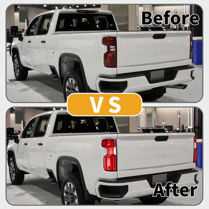 OLED Brake Tail Lights Assembly for Chevy Silverado 1500 2500HD 3500HD (2014–2023)