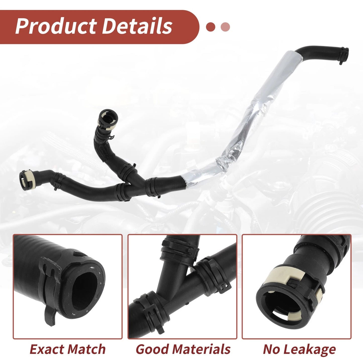HVAC Heater Water Outlet Hose No.JL1Z18472C for Ford Expedition (2018–2021)