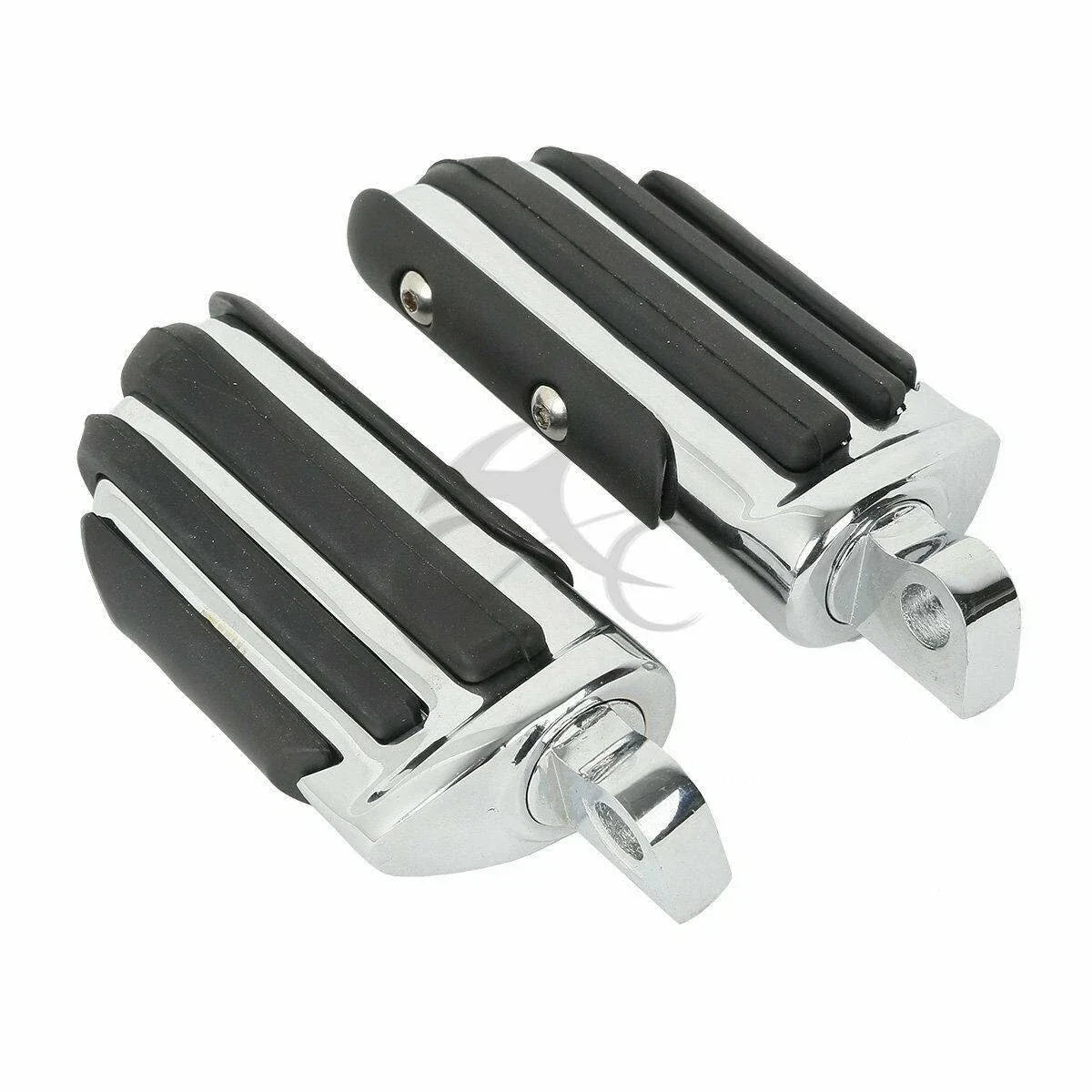 Chrome Passenger Footpeg Pilot Pegs for Harley Touring (1993-2025)