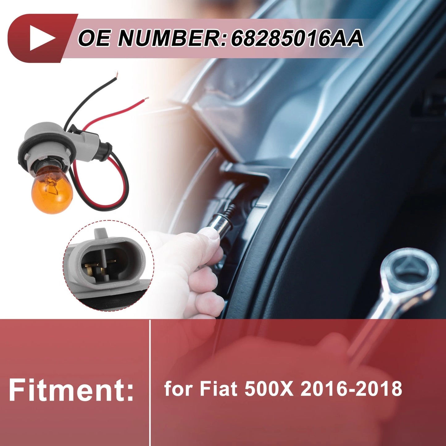 Tail Light Socket Wiring for Fiat 500X (2016–2018) No. 68285016AA