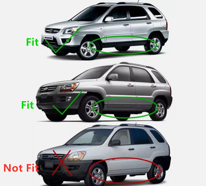 4 x Molded Splash Guards Mud Flaps Guard Fender for Kia Sportage (2005–2010)