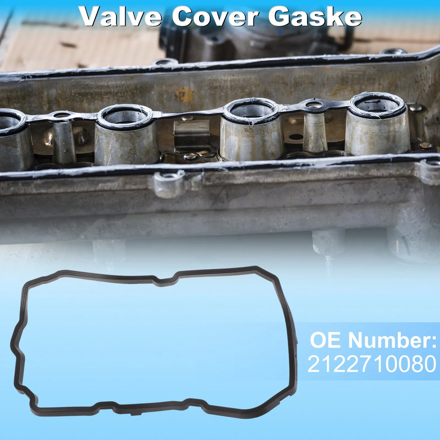 Valve Cover Gasket for Mercedes-Benz C350E (2016–2017) Fluorine Rubber