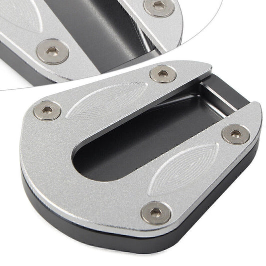 Gray Support Foot Side Stand Enlarger Pad for BENELLI TRK 502 (2017-2023)