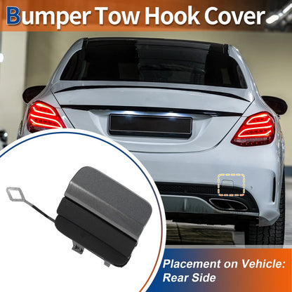 Rear Tow Hook Cover for Mercedes-Benz C-Class (2015–2021) No.A2058853303 Grey