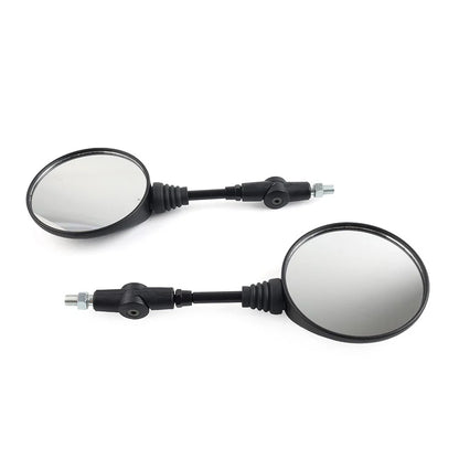Universal 10mm Folding Side Rearview Mirrors for Dirtbike Motorcycle
