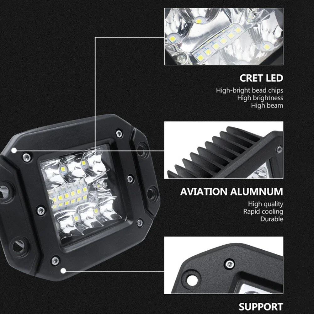Light Bar / 5" / LED Work Light Bar for OffRoad Driving Camping & More