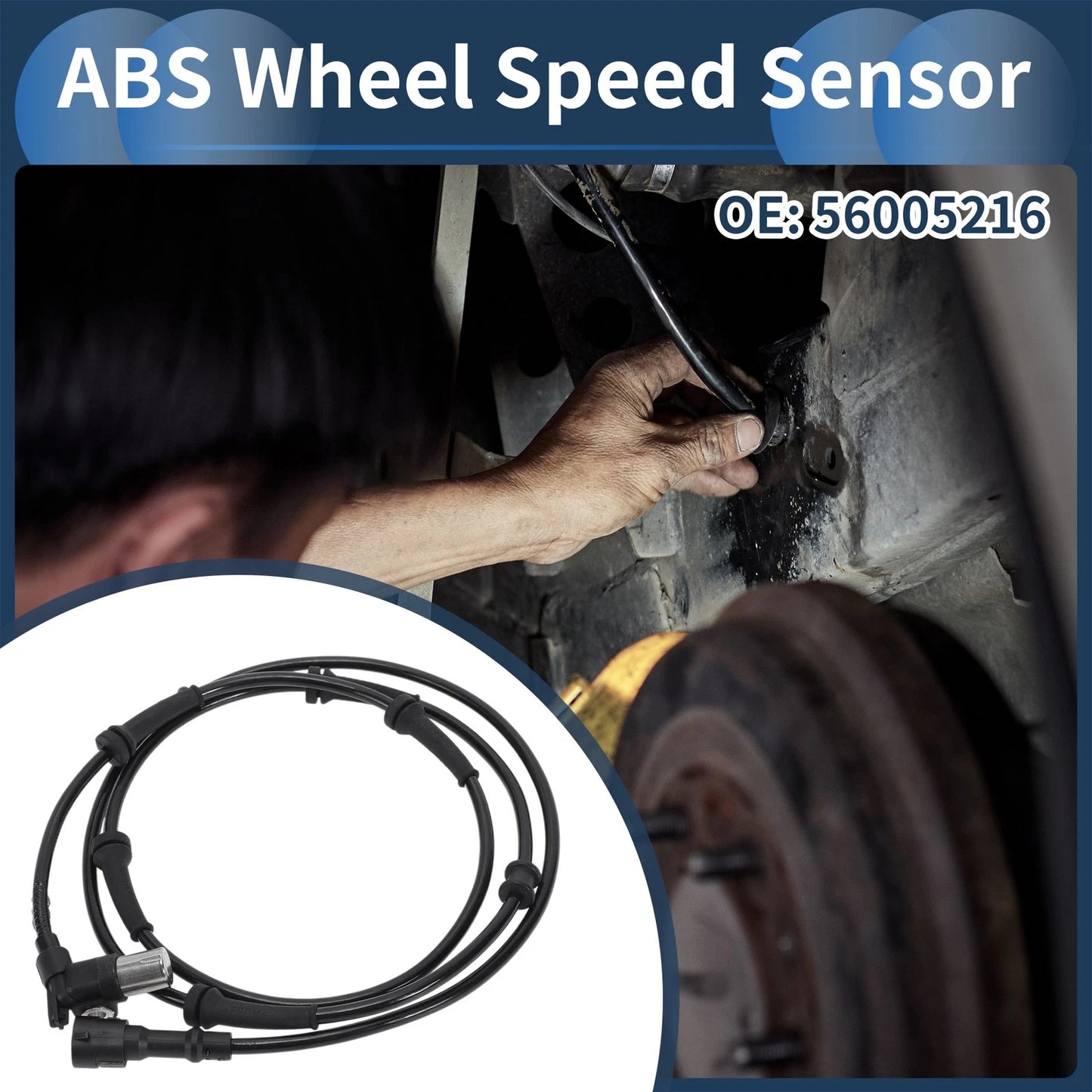 ABS Wheel Speed Sensor No. 56005216 for Jeep Grand Cherokee ZJ (1993–1998)